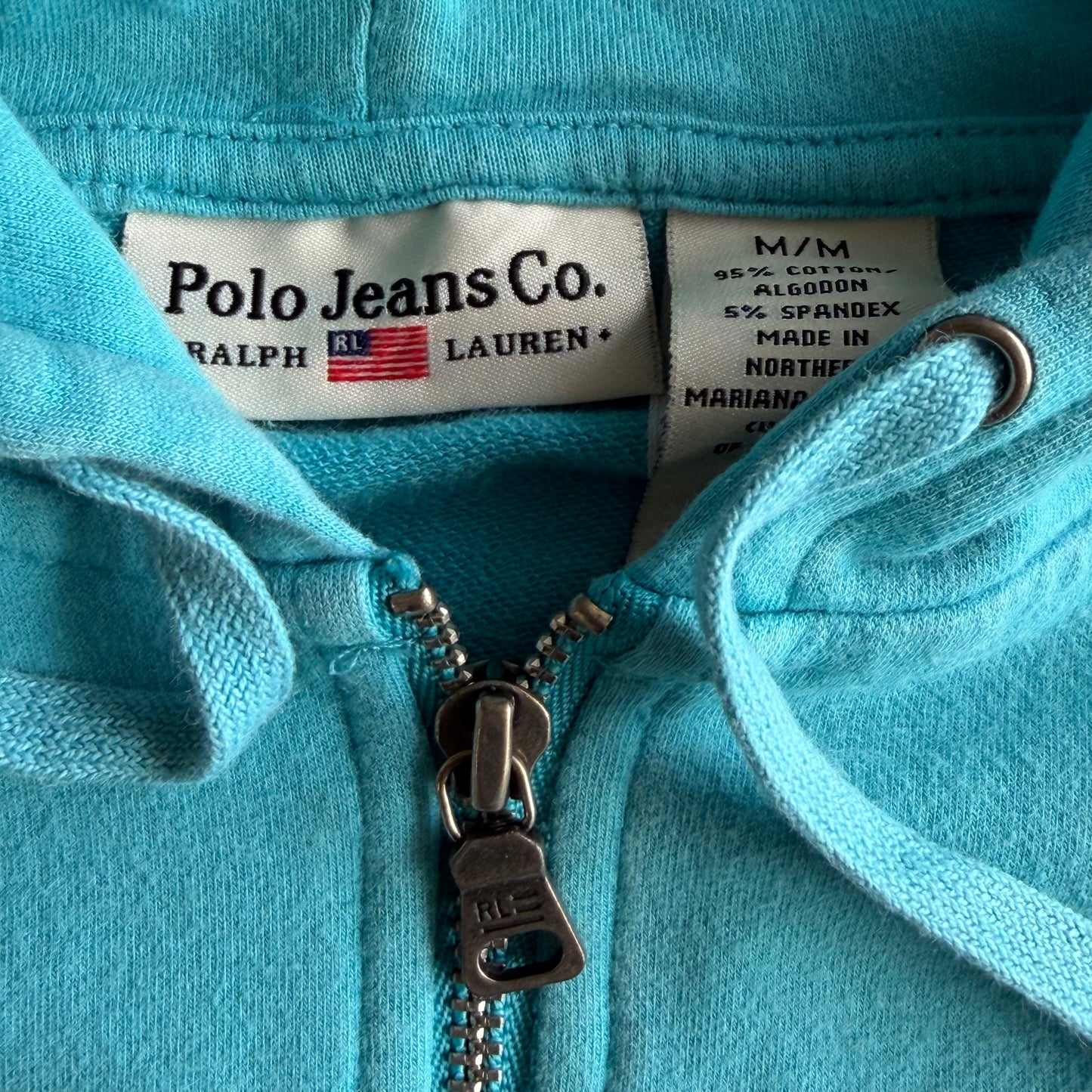 Y2K Ralph Lauren Polo Jeans Synched Hoodie - M