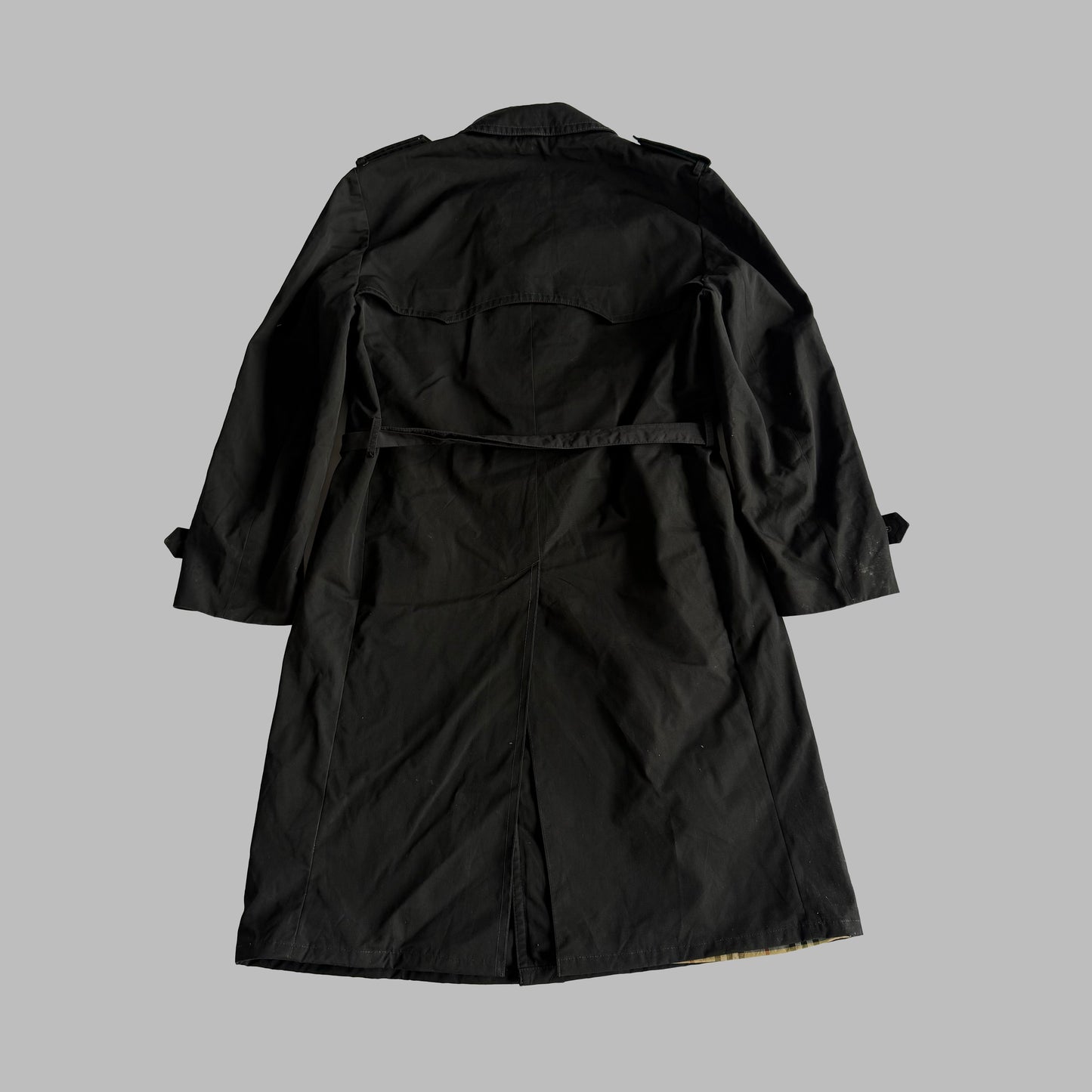 90s Burberry Double Breasted Trench Coat - M