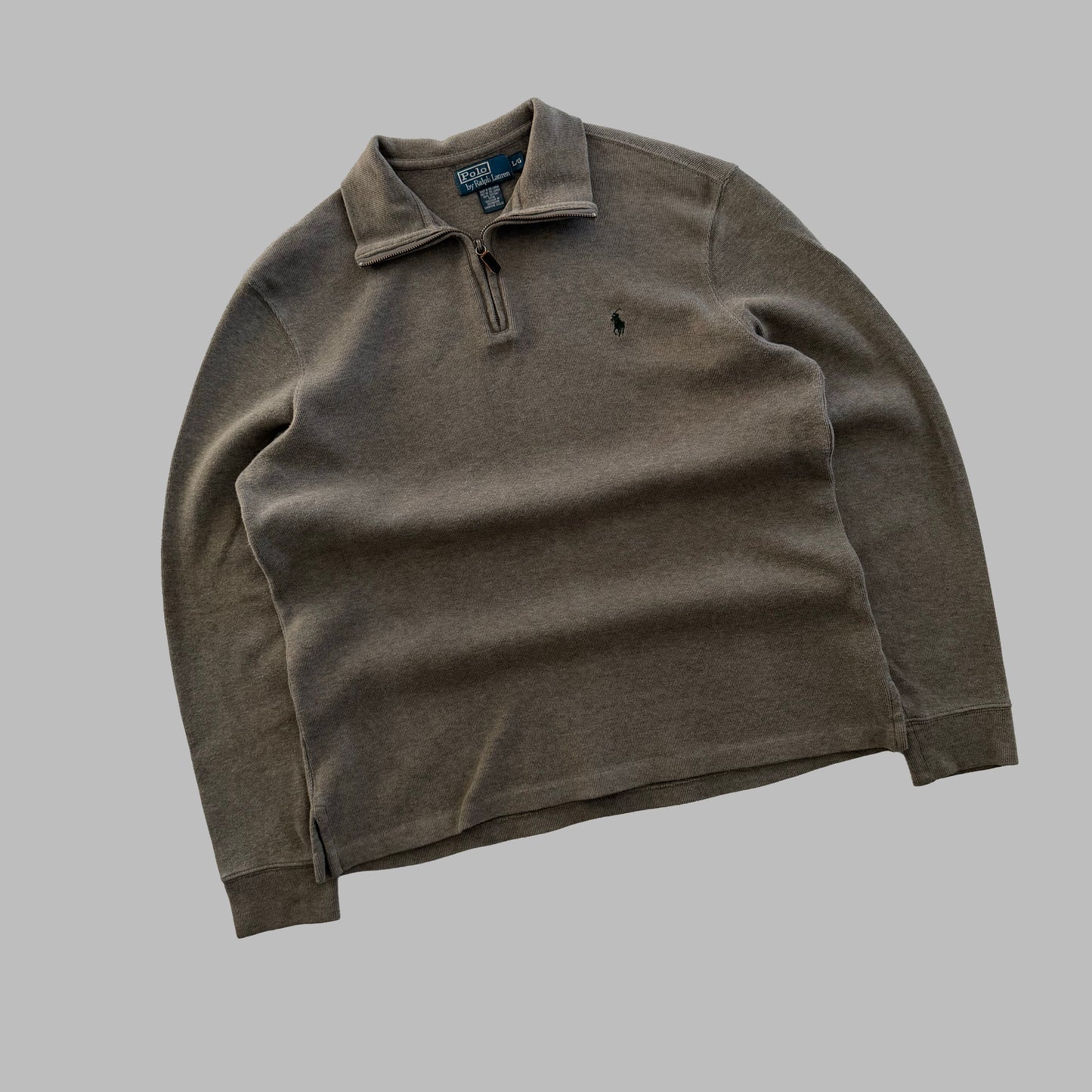 90s Polo Ralph Lauren Quarter Zip - L