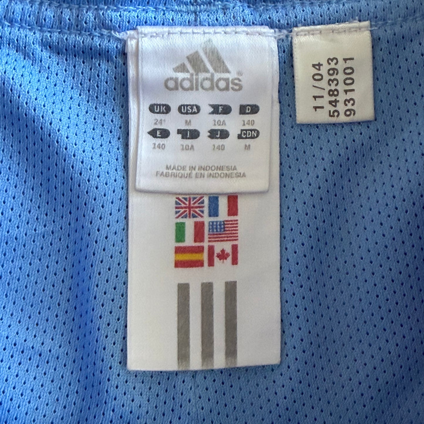Y2K Adidas Three Stripe Mini Shorts - S