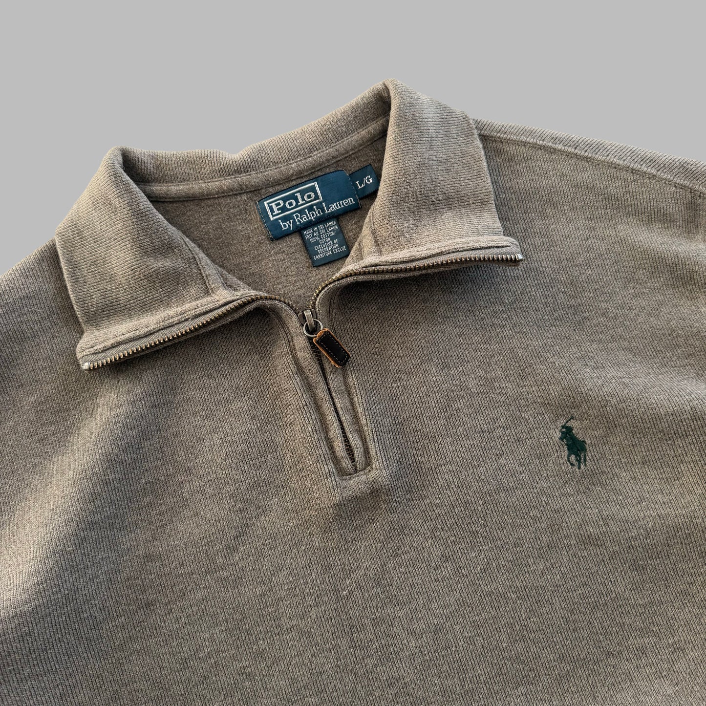 90s Polo Ralph Lauren Quarter Zip - L