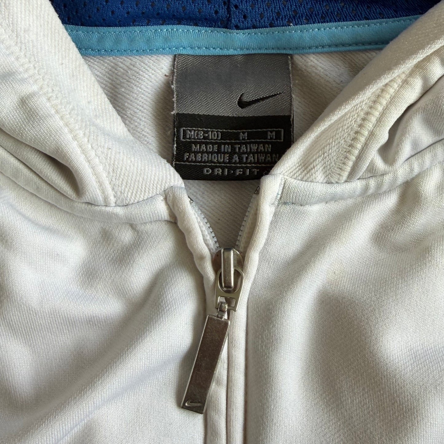 Y2K Nike Full Zip Lightweight Hoodie - M