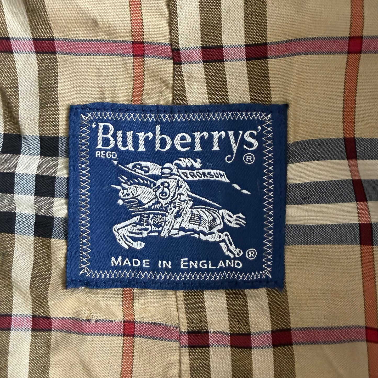 90s Burberry Double Breasted Trench Coat - M