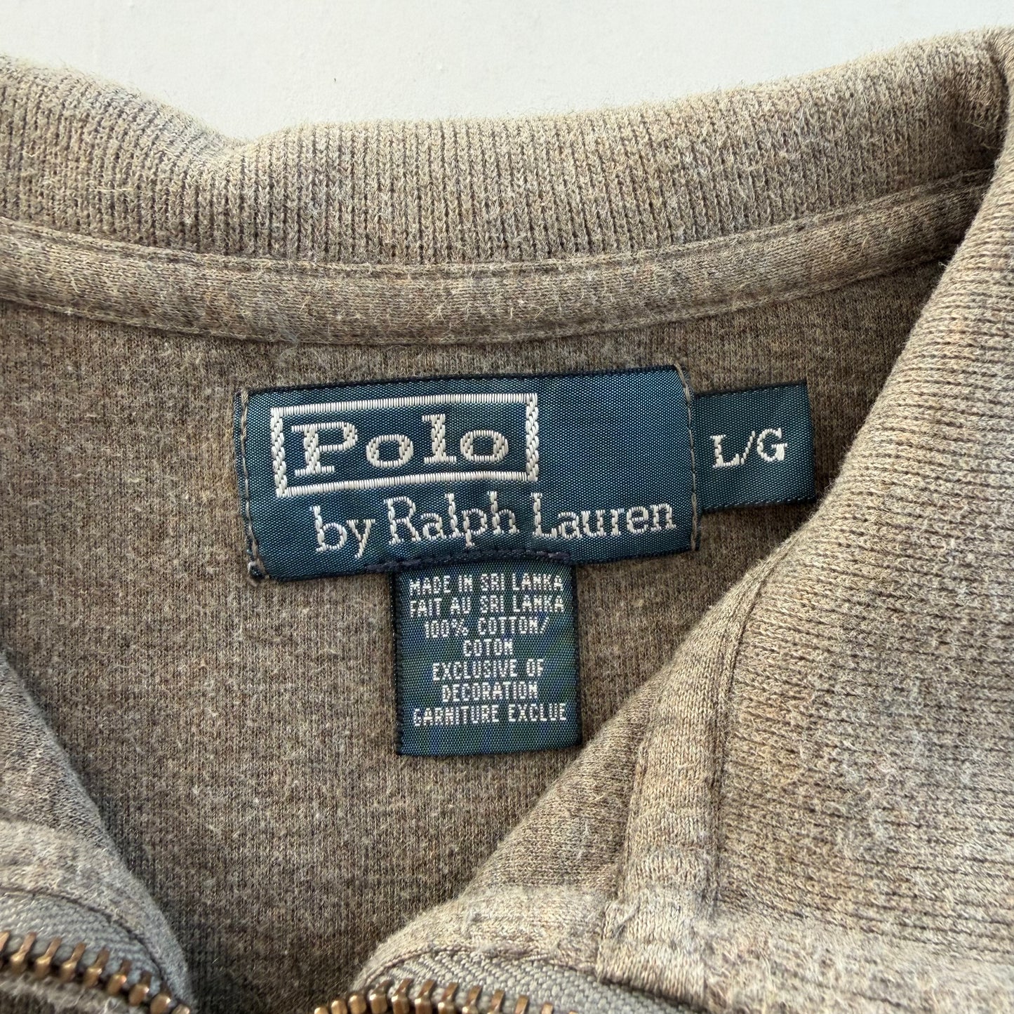90s Polo Ralph Lauren Quarter Zip - L