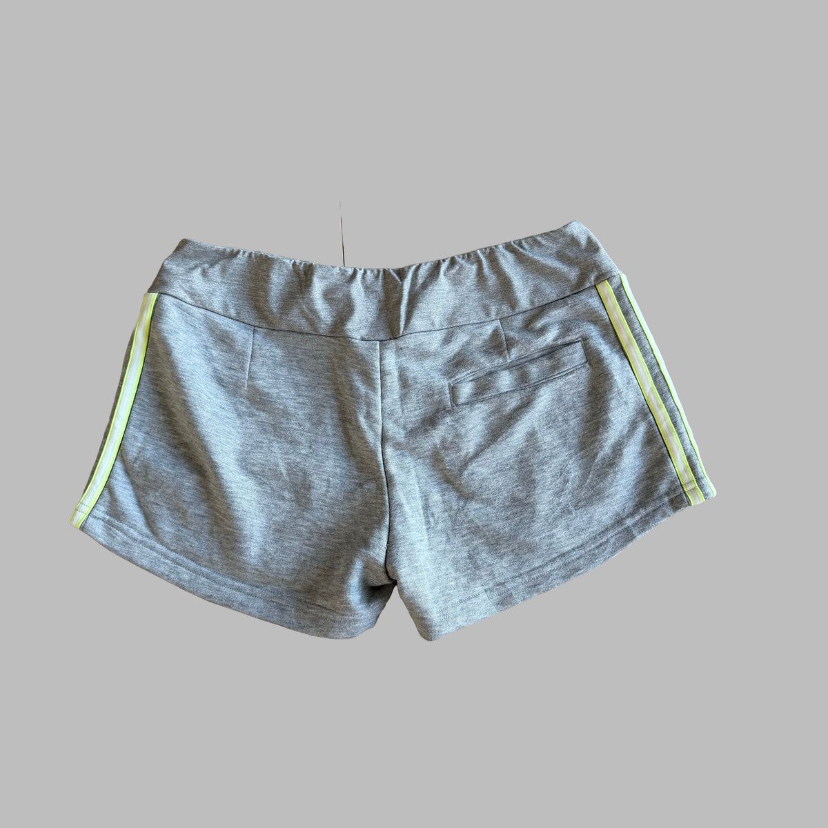 Y2K Adidas Three Stripe Mini Shorts - M