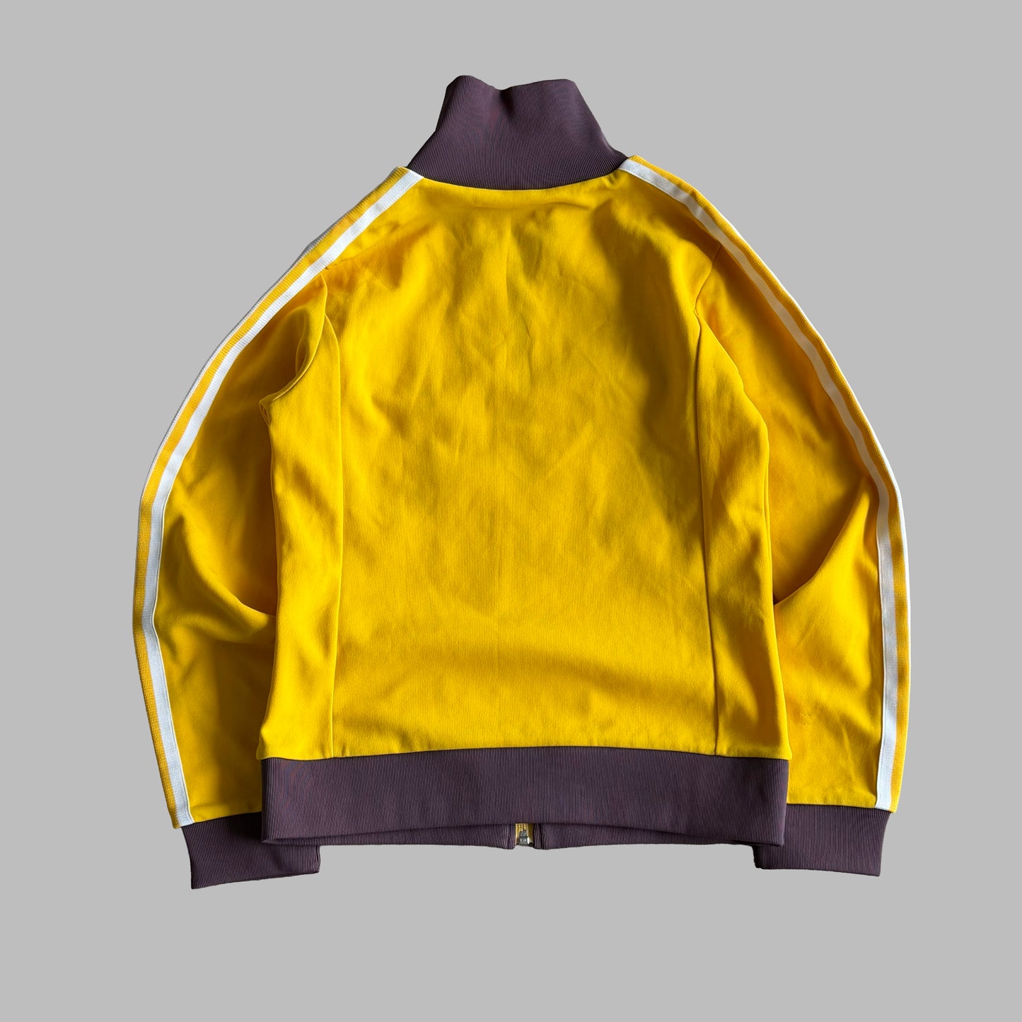 Y2K Adidas Three Stripe Spell Out Track Jacket - S