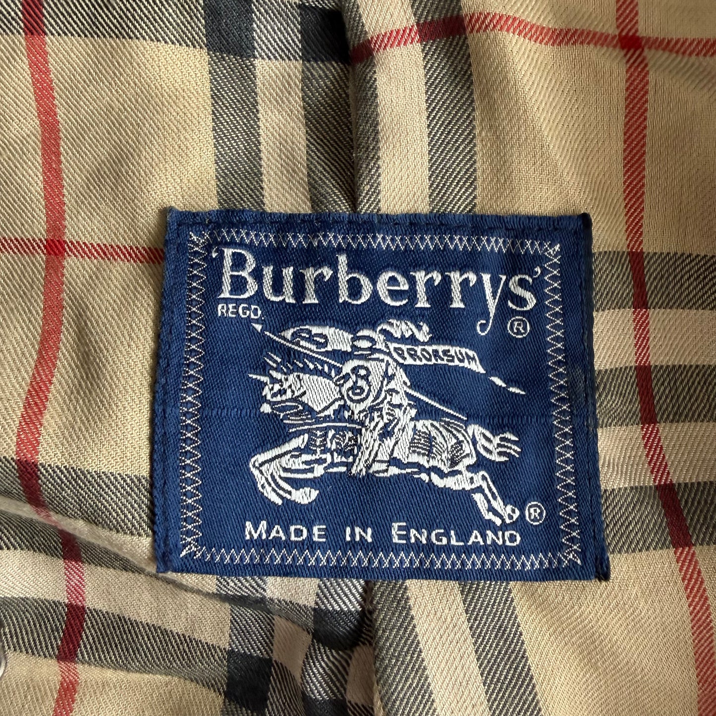 90s Burberry Double Breasted Trench Coat - L