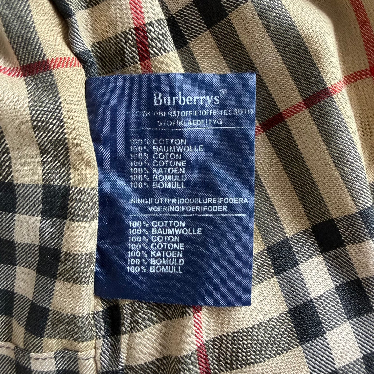 90s Burberry Double Breasted Trench Coat - L