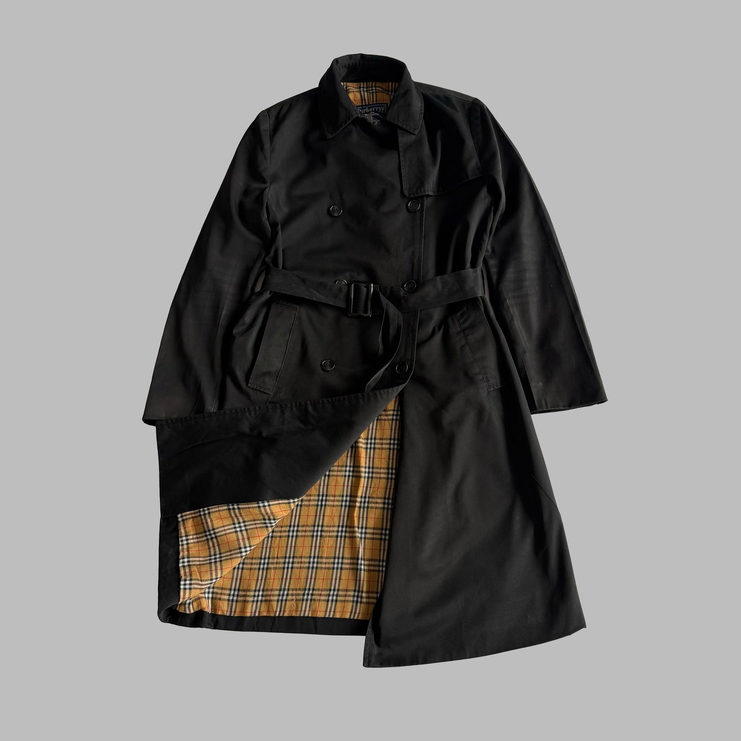 90s Burberry Double Breasted Trench Coat - XS