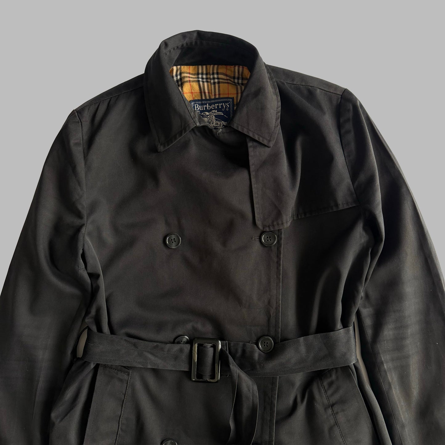 90s Burberry Double Breasted Trench Coat - XS