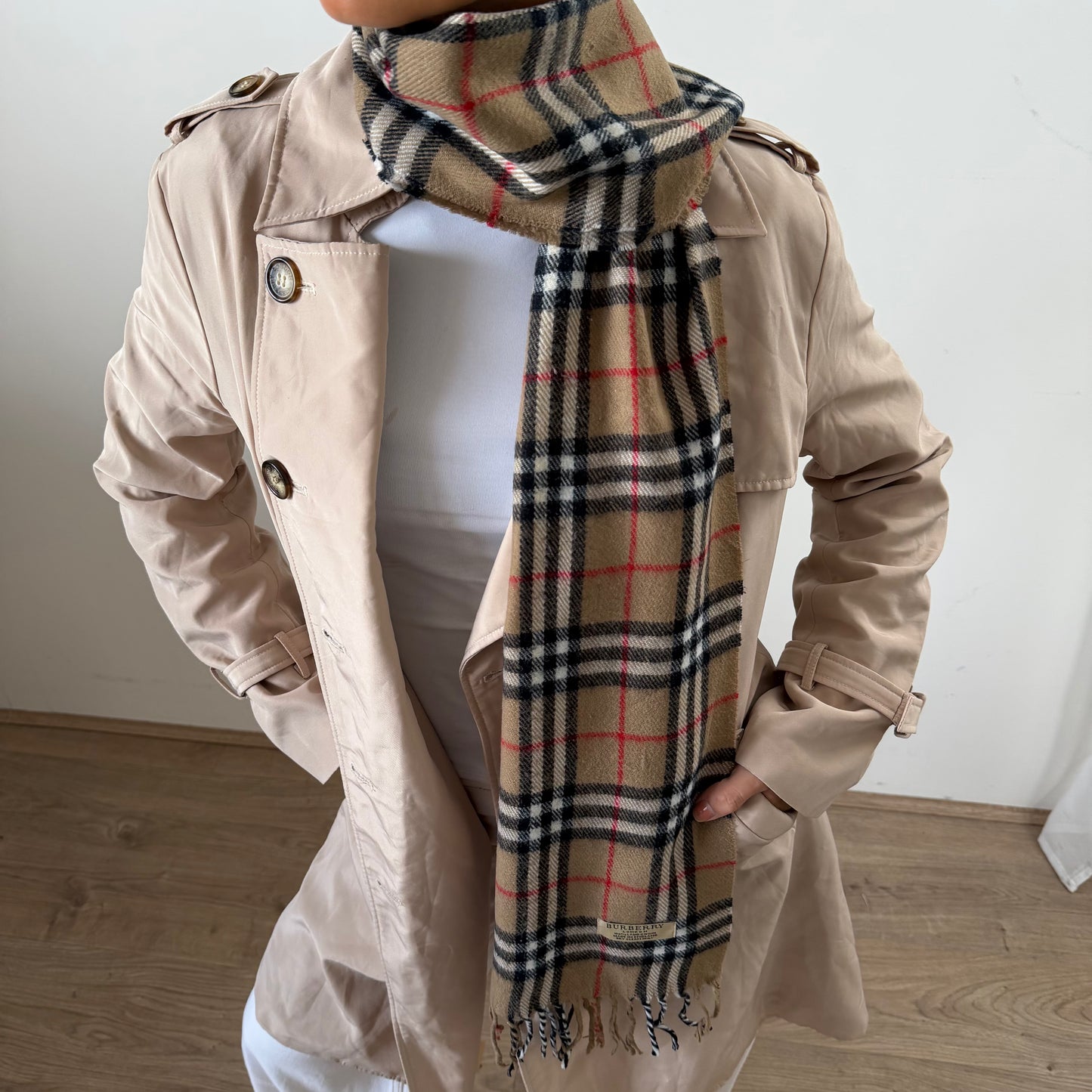 90s Burberry Scarf