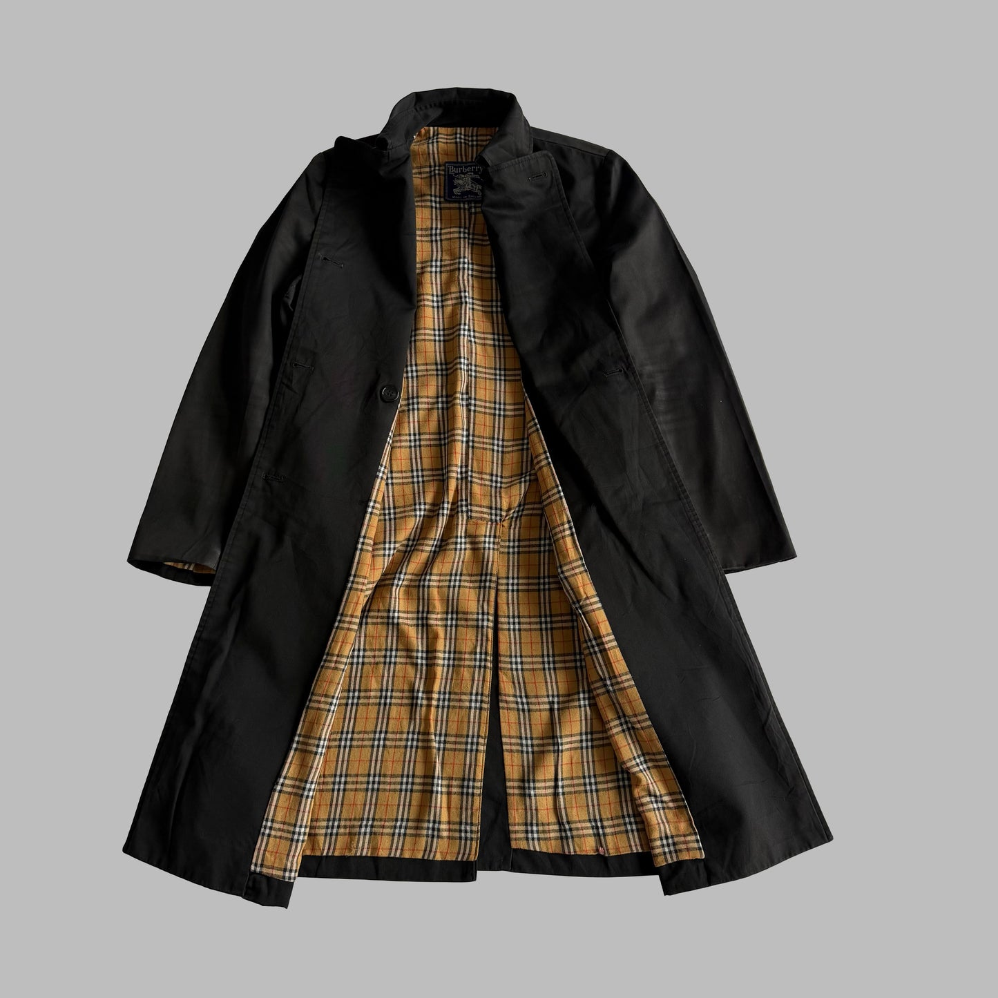 90s Burberry Double Breasted Trench Coat - XS