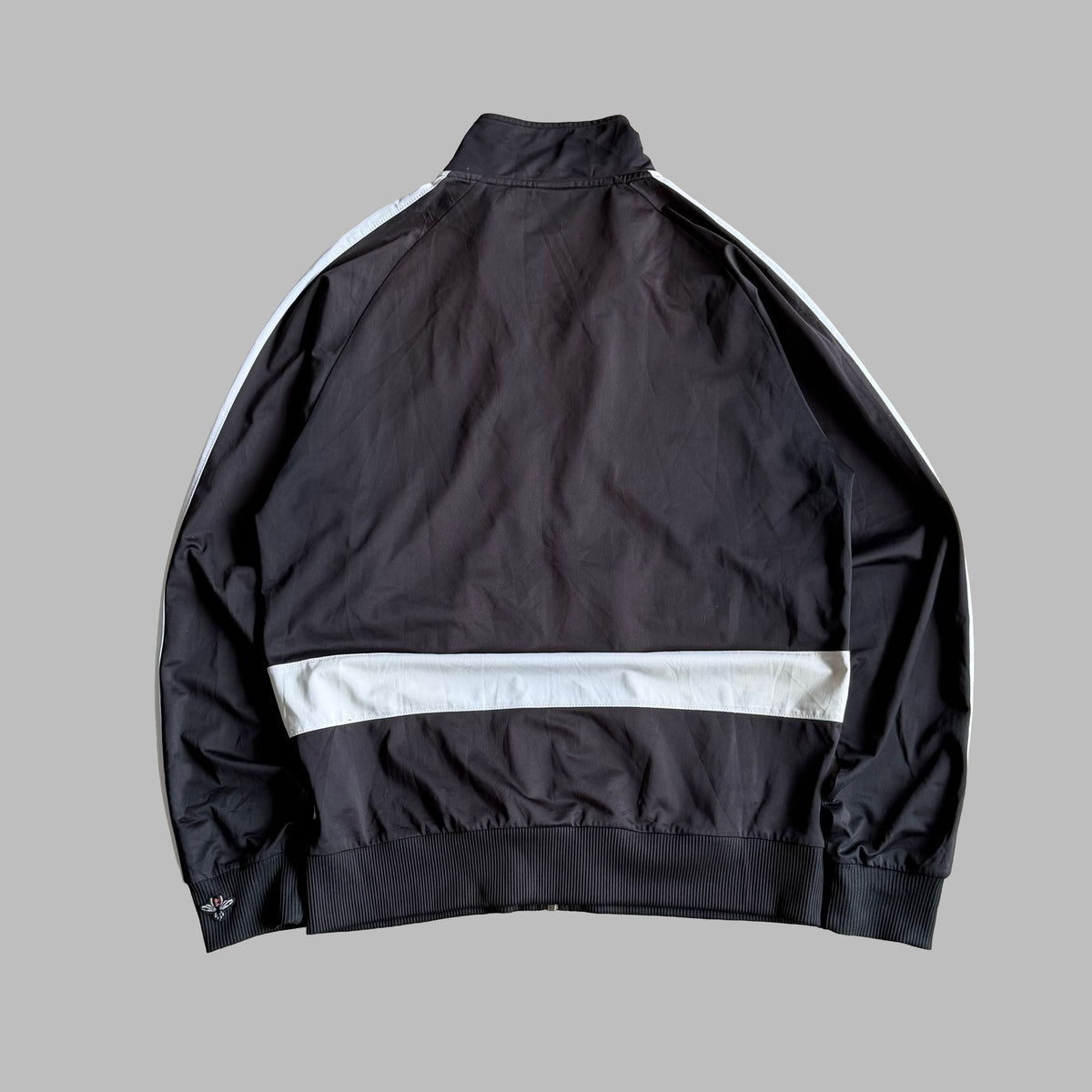 Y2K Nike Striped Track Jacket - L