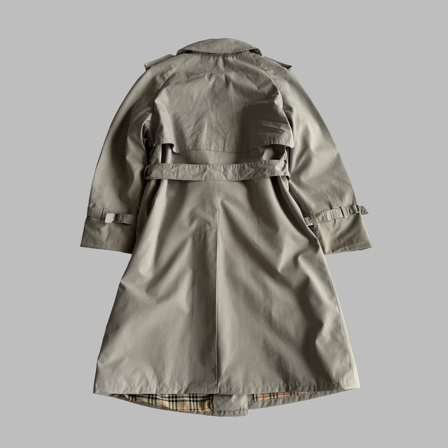 90s Burberry Double Breasted Trench Coat - M