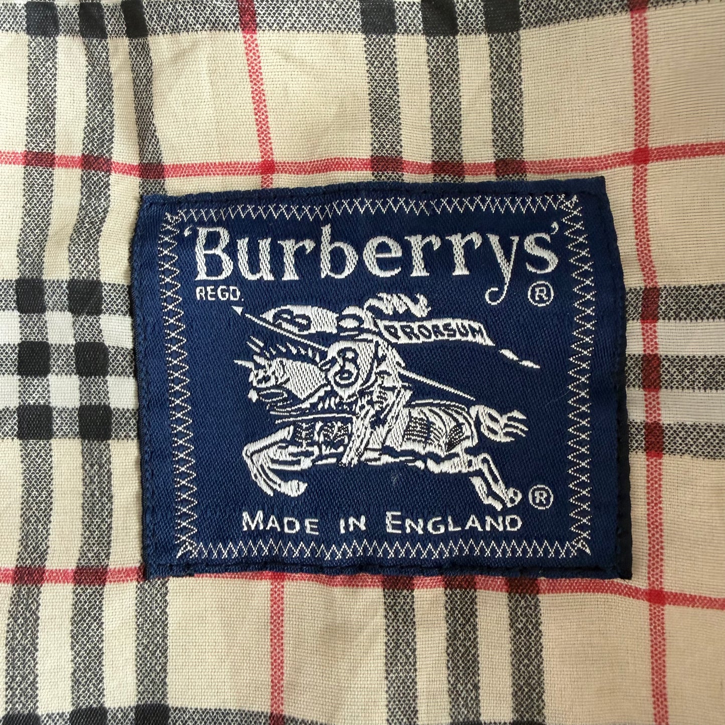 90s Burberry Double Breasted Trench Coat - M