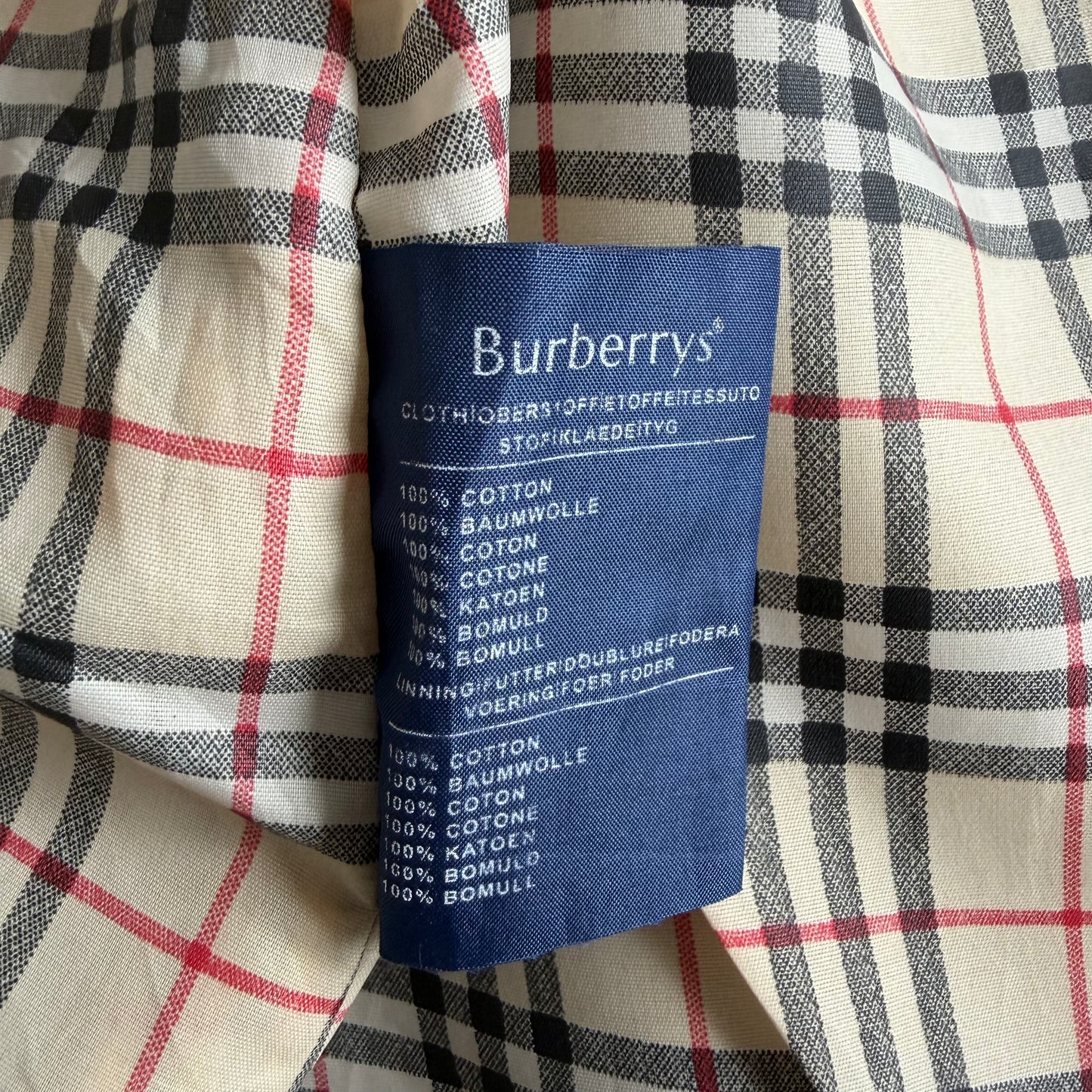 90s Burberry Double Breasted Trench Coat - M