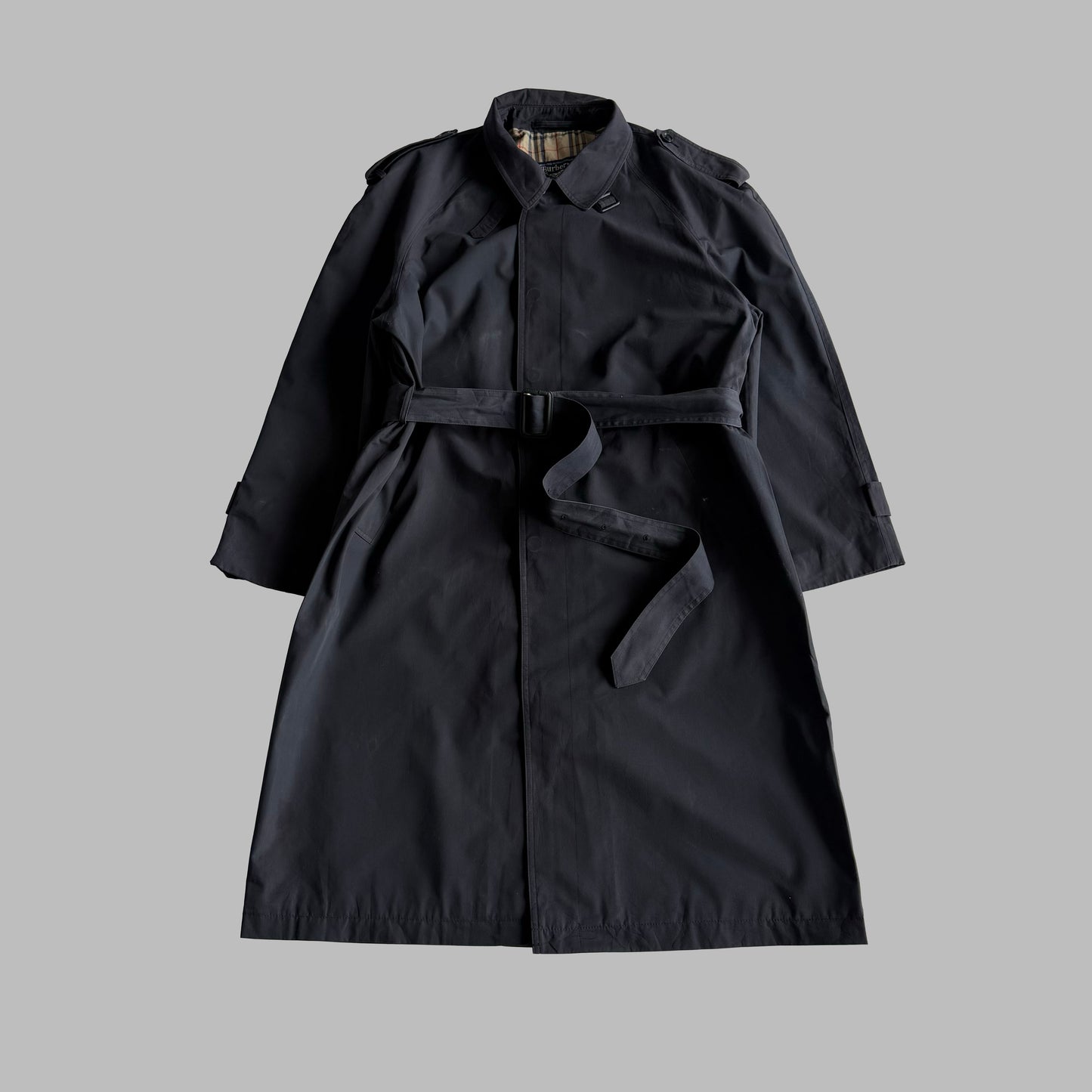 90s Burberry Trench Coat - L