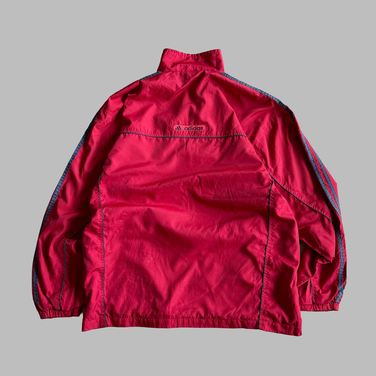 90s Adidas Three Stripe Track Jacket -  XXL