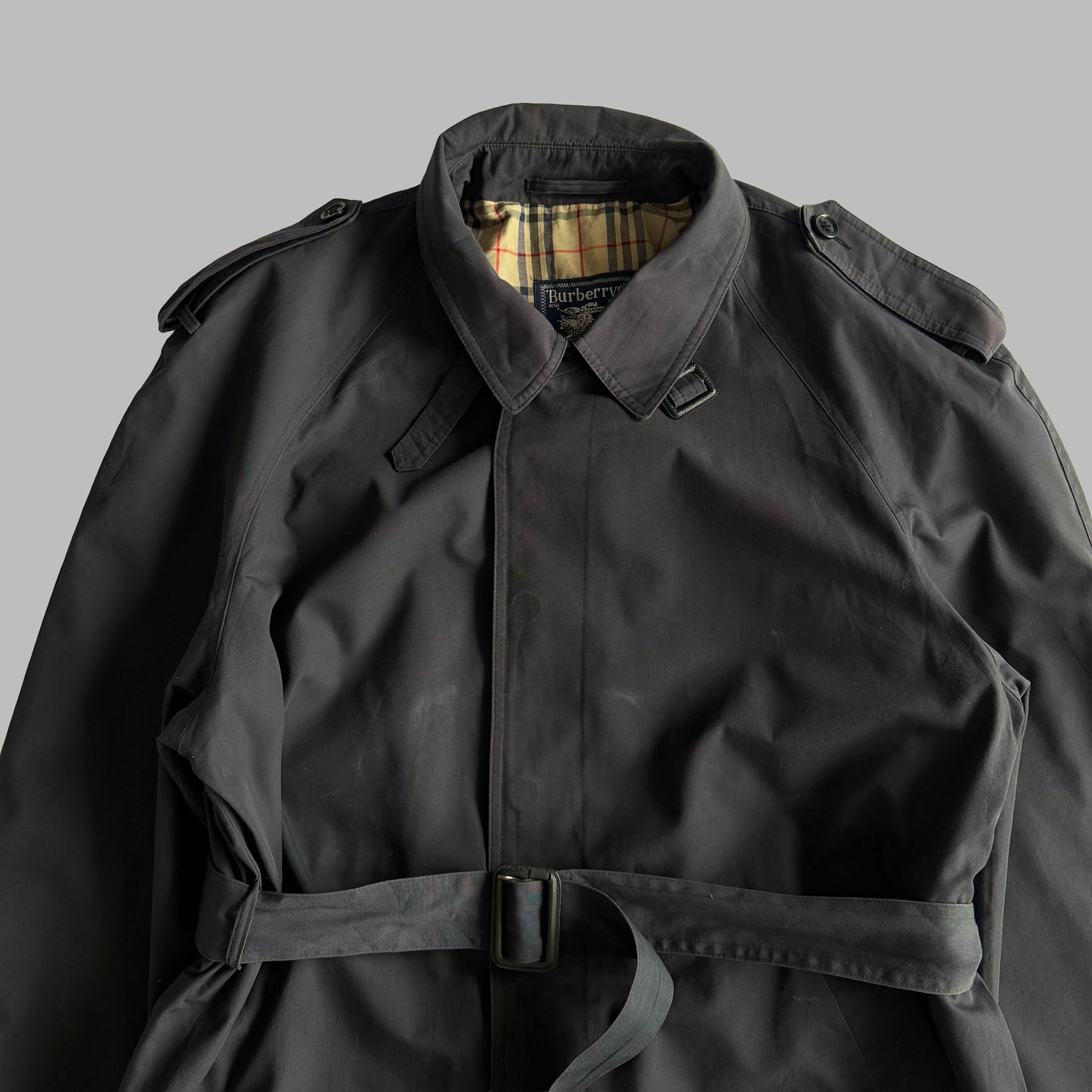 90s Burberry Trench Coat - L