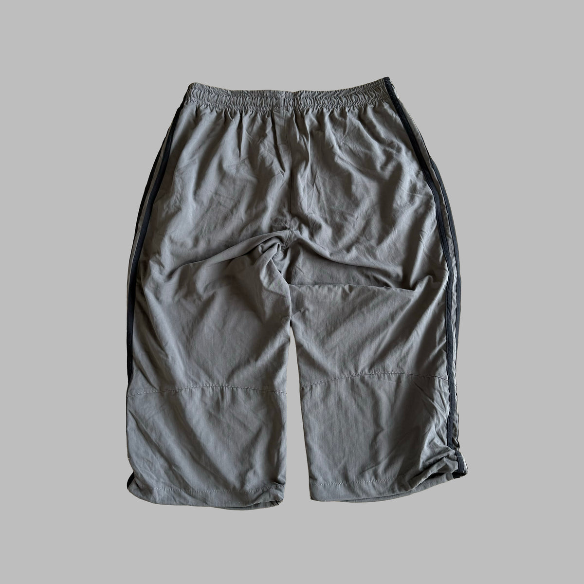 Y2K Adidas Three Stripe 3/4 Length Track Pants - M
