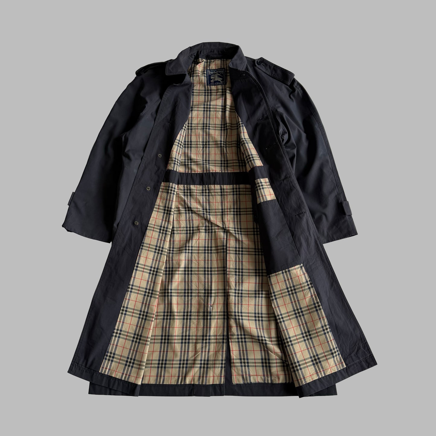 90s Burberry Trench Coat - L