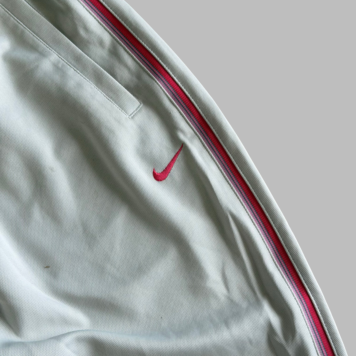 Y2K Nike Striped 3/4 Length Track Pants - XS/S