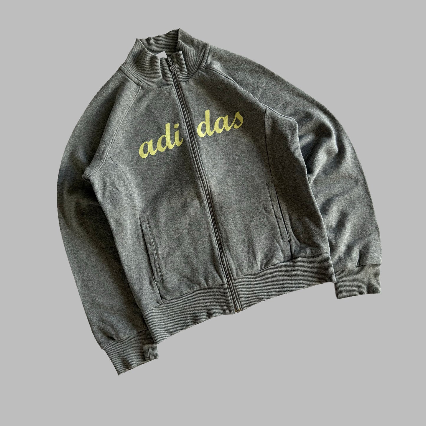 Y2K Adidas Cursive Track Jacket - S