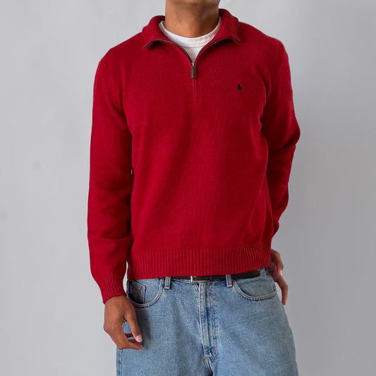 90s Polo Ralph Lauren Quarter Zip - L