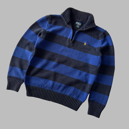 Ralph Lauren Striped Quarter Zip - Medium