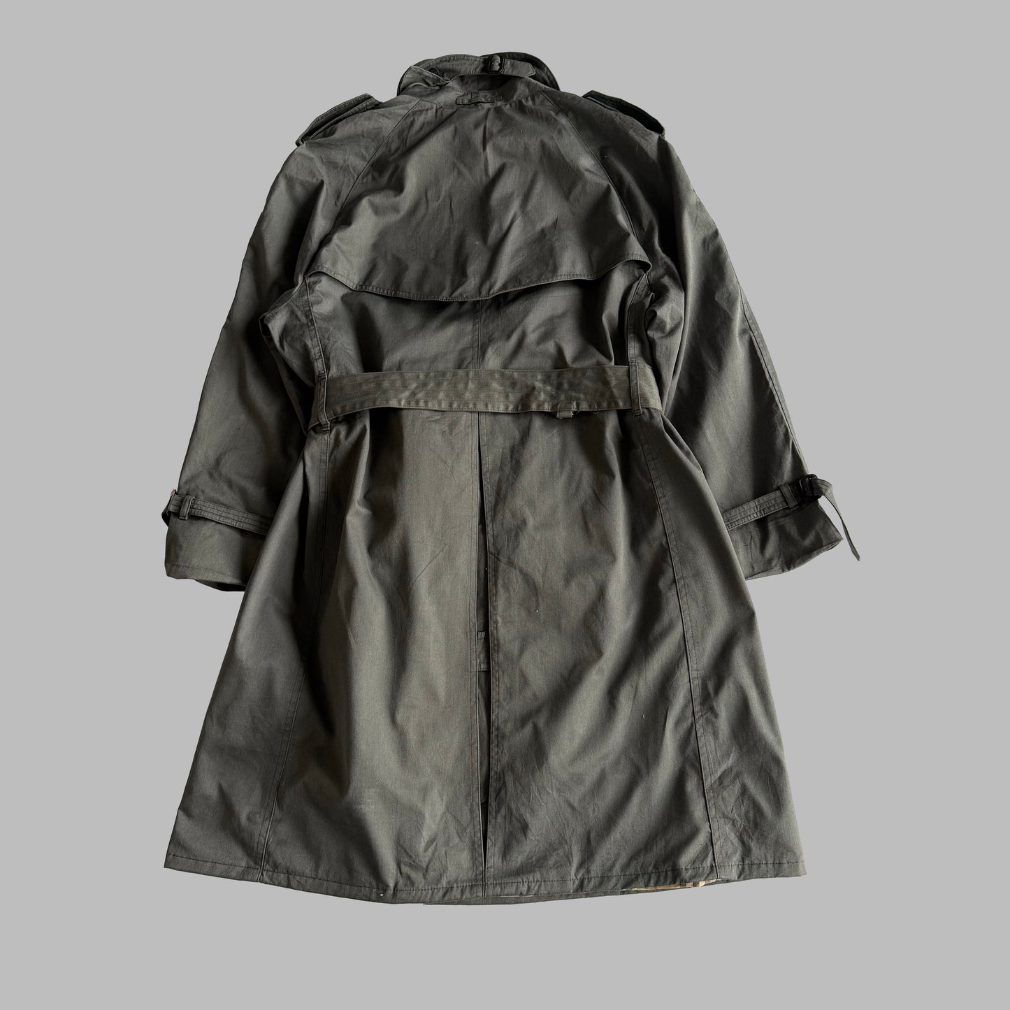 90s Burberry Double Breasted Trench Coat - L
