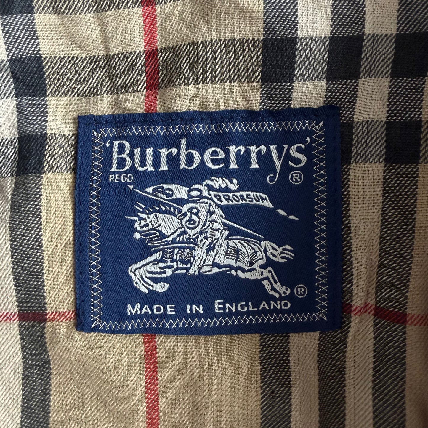 90s Burberry Double Breasted Trench Coat - L