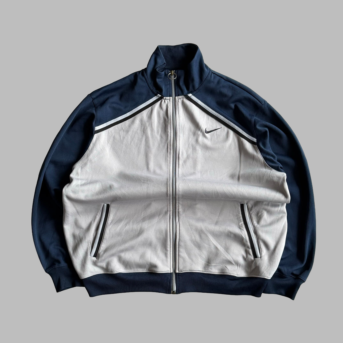 Y2K Nike Raglan Track Jacket - L
