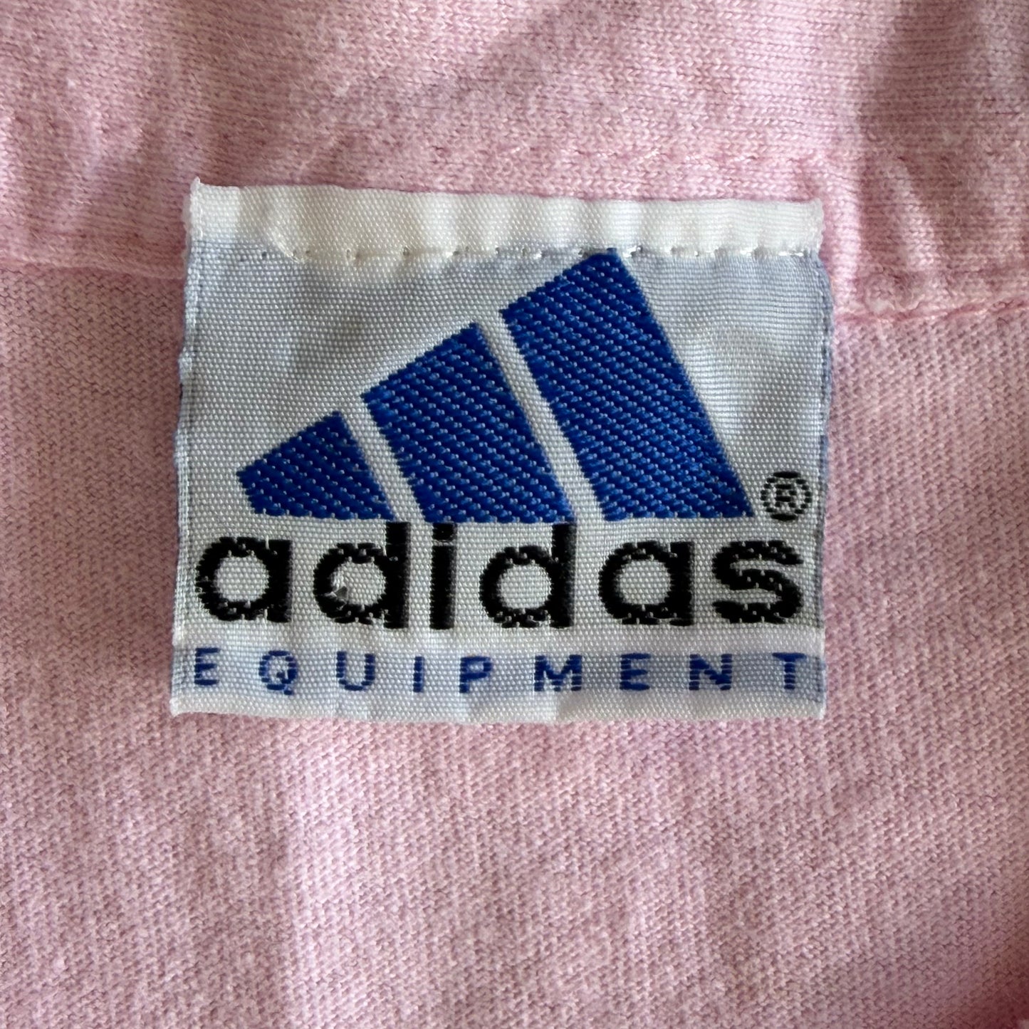 Y2K Adidas Three Stripe Polo Top - M