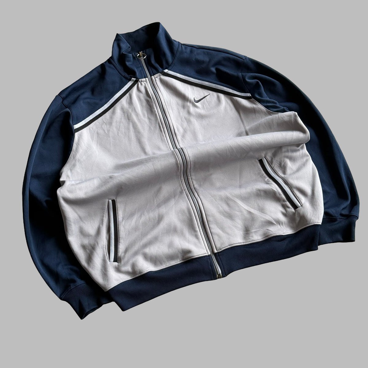 Y2K Nike Raglan Track Jacket - L