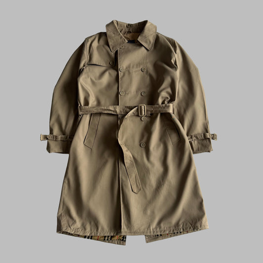 90s Burberry Double Breasted Trench Coat - XS