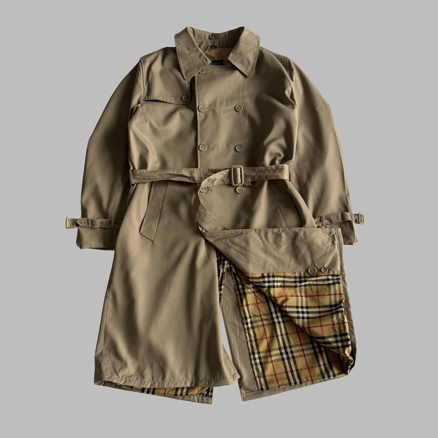 90s Burberry Double Breasted Trench Coat - XS