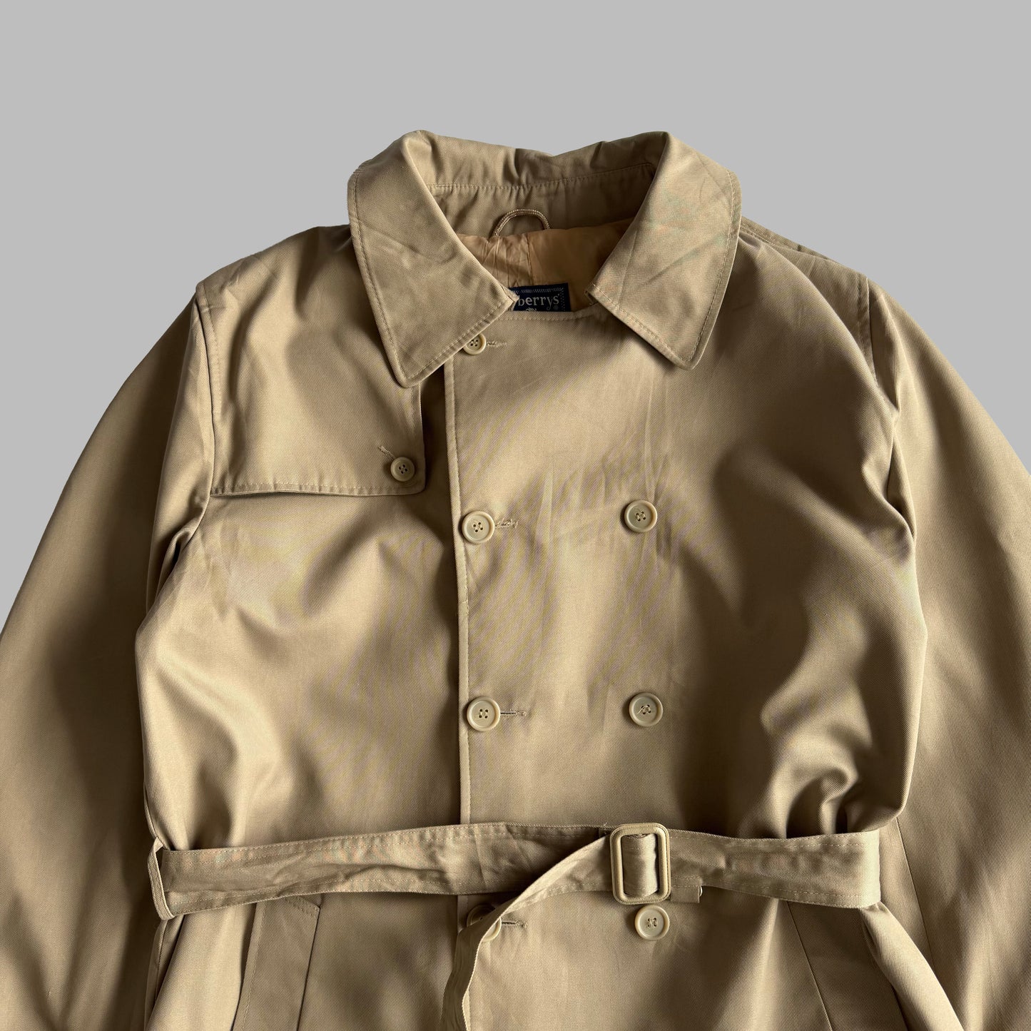 90s Burberry Double Breasted Trench Coat - XS