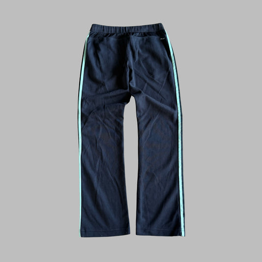 Y2K Adidas Three Stripe Straight Leg Track Pants - S/M