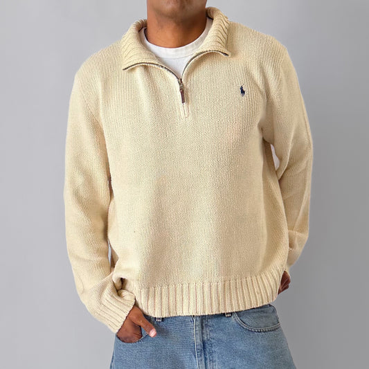 90s Polo Ralph LAuren Quarter Zip - XL