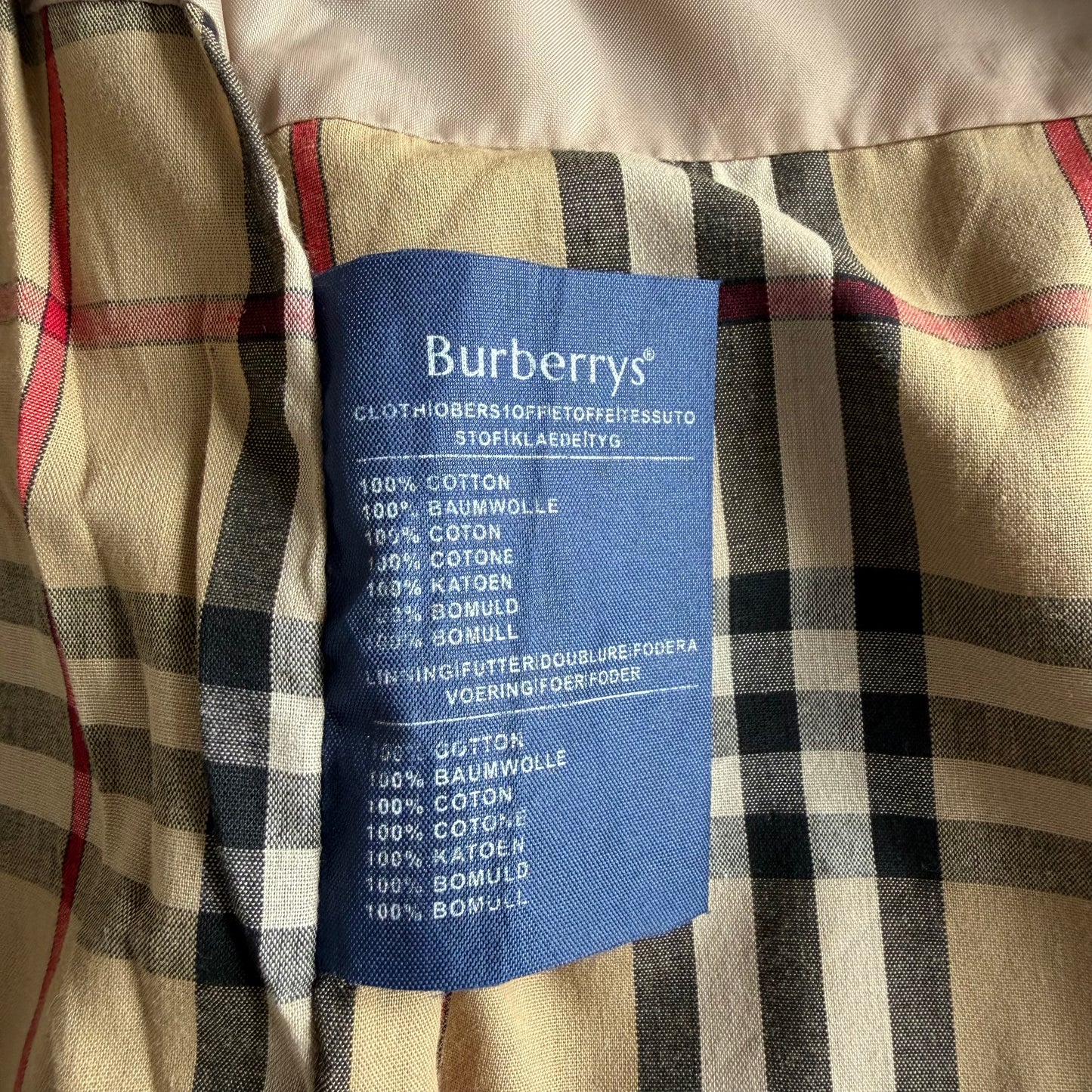 90s Burberry Double Breasted Trench Coat - XS