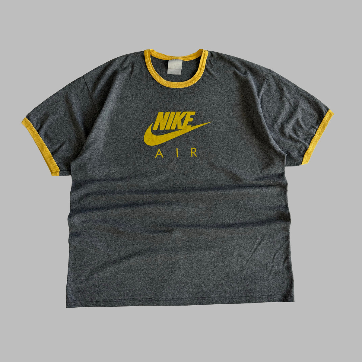 Y2K Nike Cotton Ringer Tee - XL