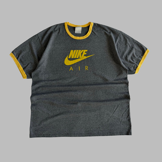 Y2K Nike Cotton Ringer Tee - XL