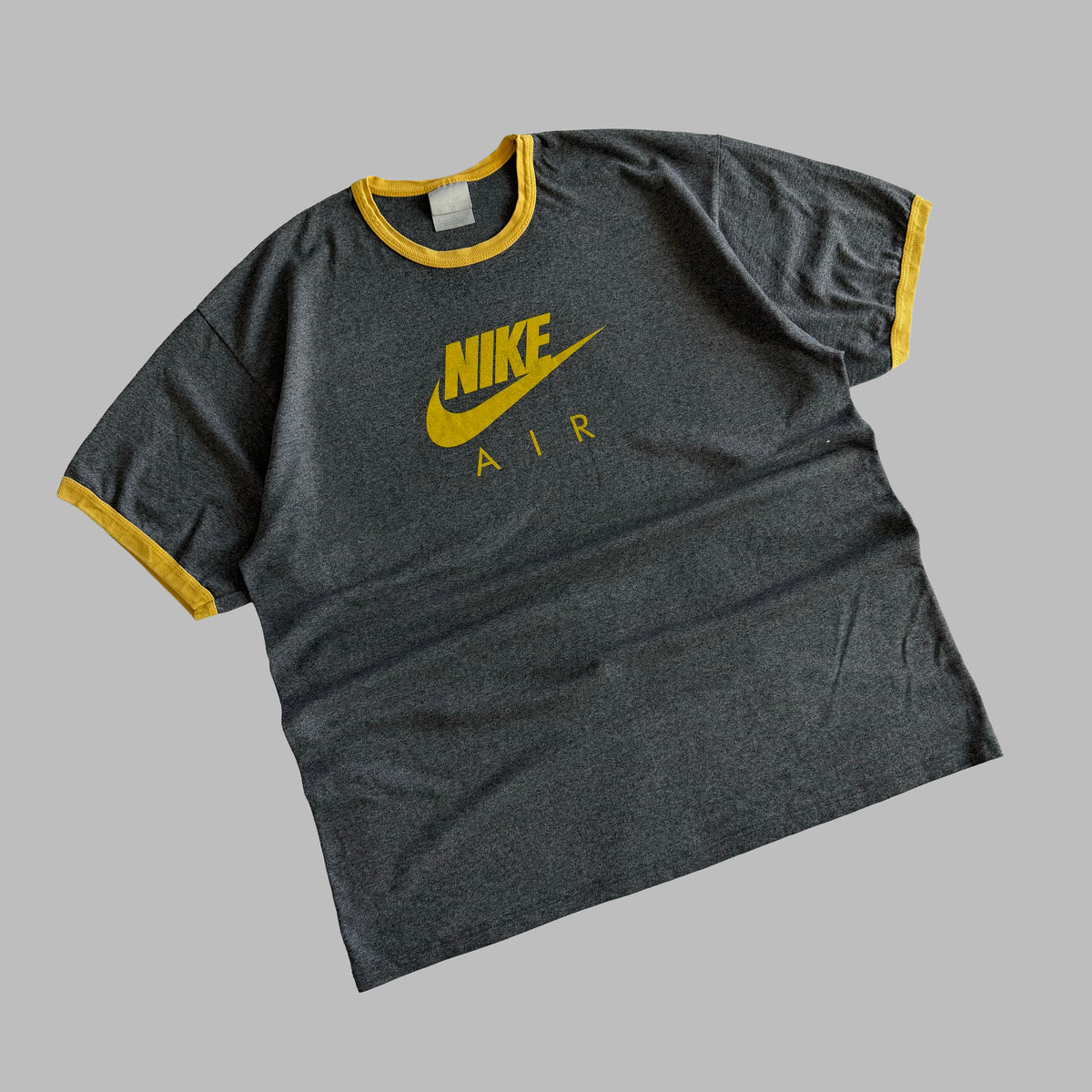 Y2K Nike Cotton Ringer Tee - XL