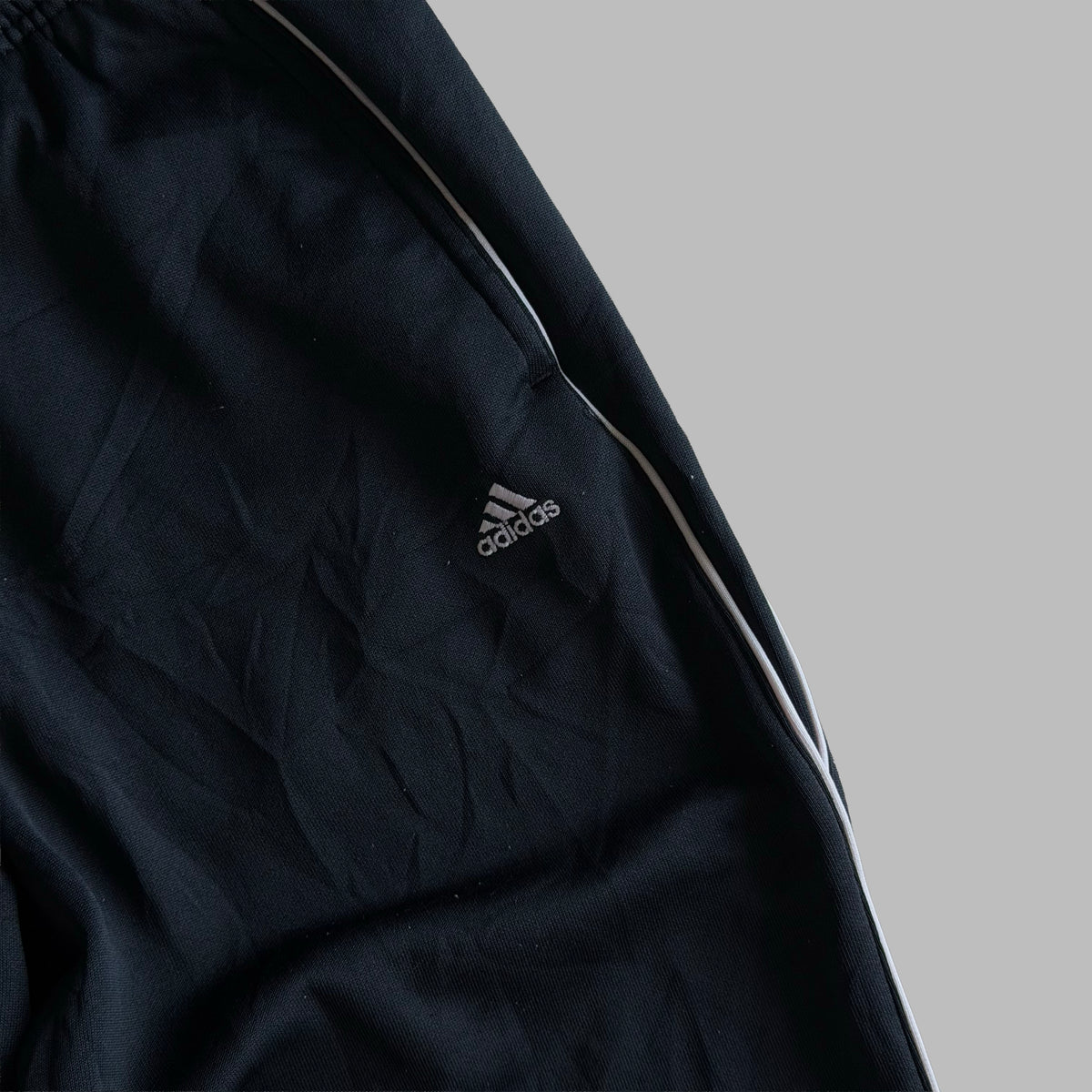 Y2K Adidas Striped Flared Capris - S