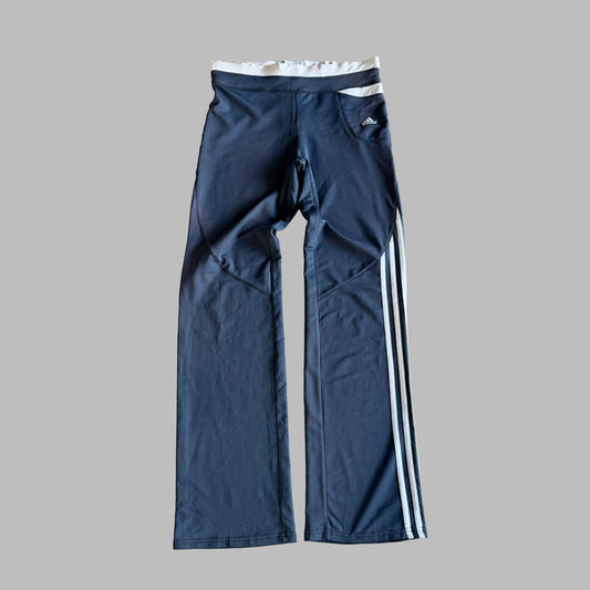 Y2K Adidas Three Stripe Activewear Pants - M