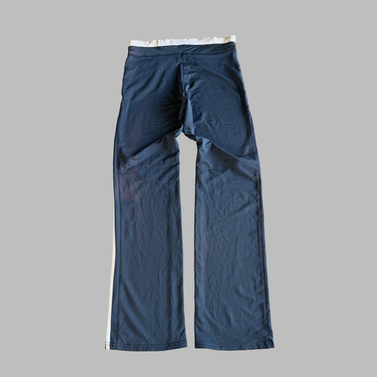 Y2K Adidas Three Stripe Activewear Pants - M