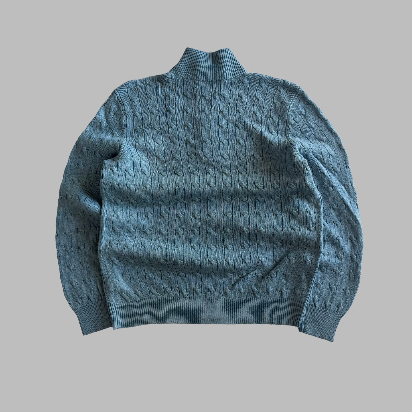 Polo Ralph Lauren Cable Knit Quarter Zip - L