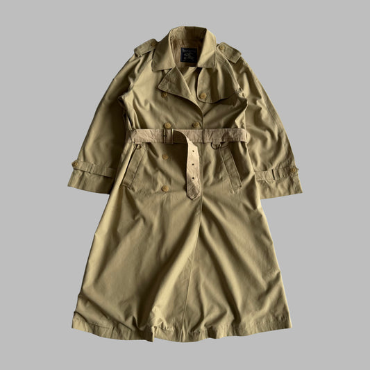 90s Burberry Double Breasted Trench Coat - L