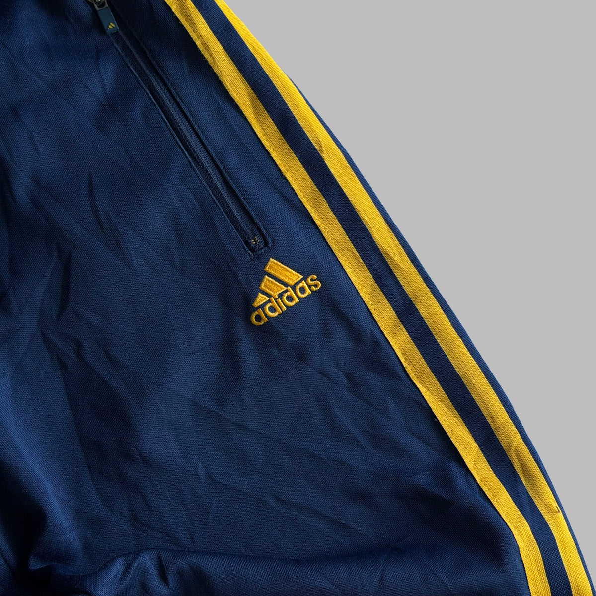Y2K Adidas Three Stripe Straight Leg Track Pants - S