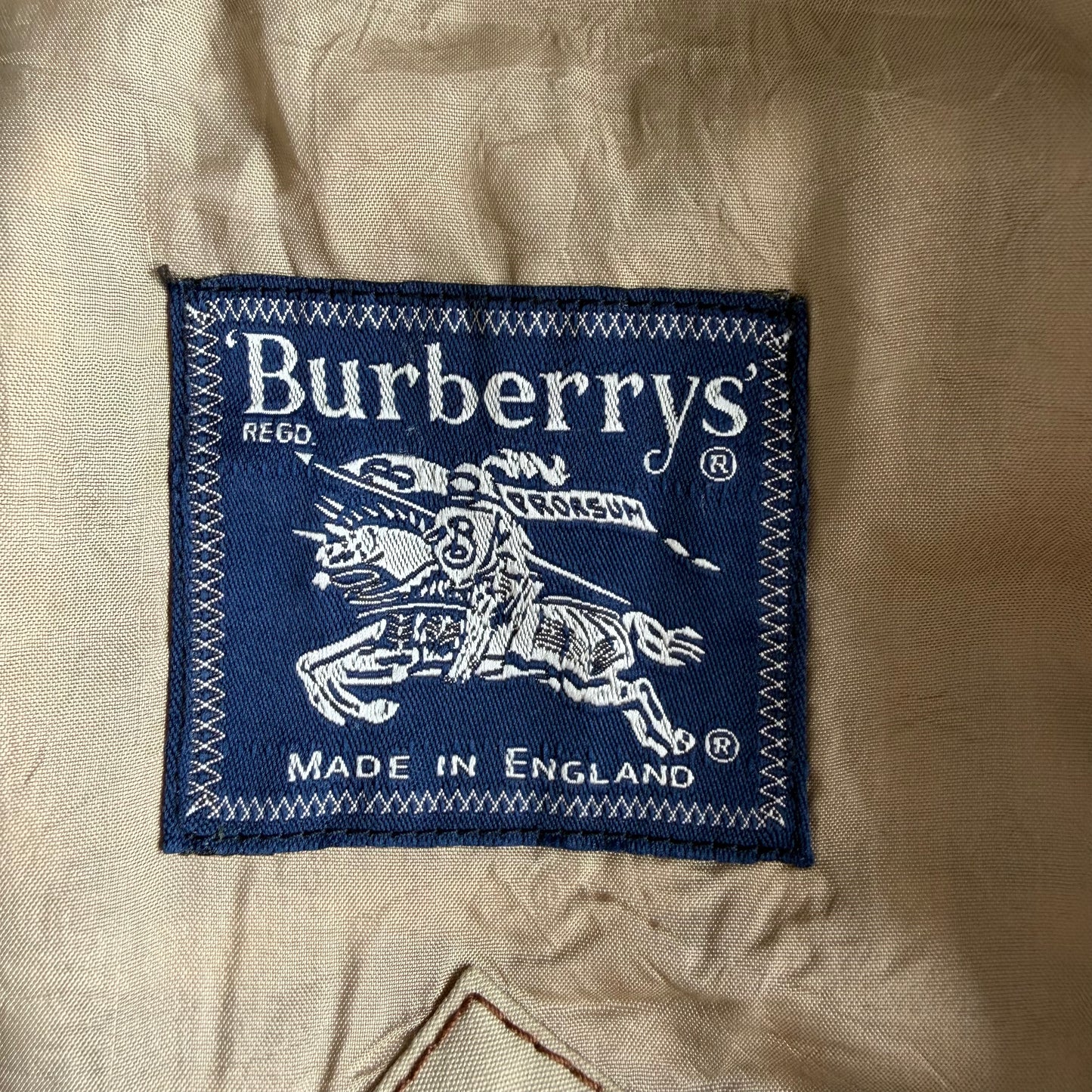 90s Burberry Double Breasted Trench Coat - L